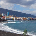 Plage de sable noir sur Tenerife