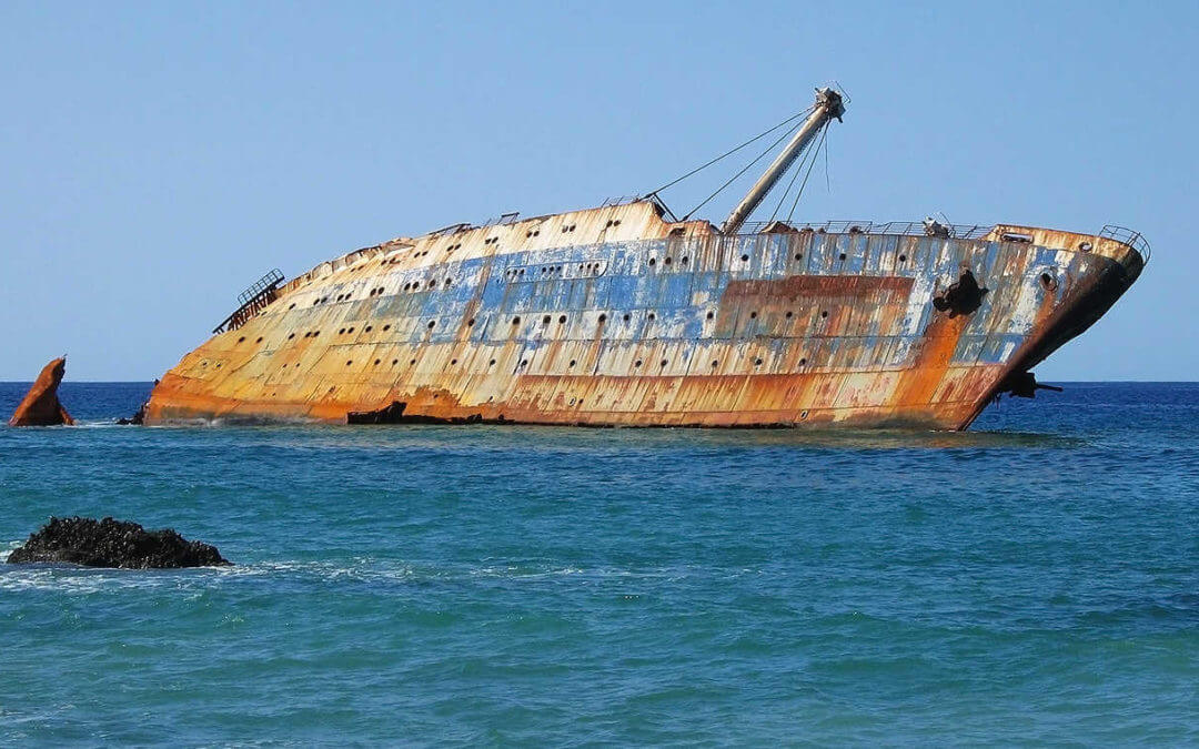 L’épave du SS America