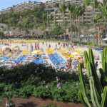 Plage aux Canaries en plein hiver