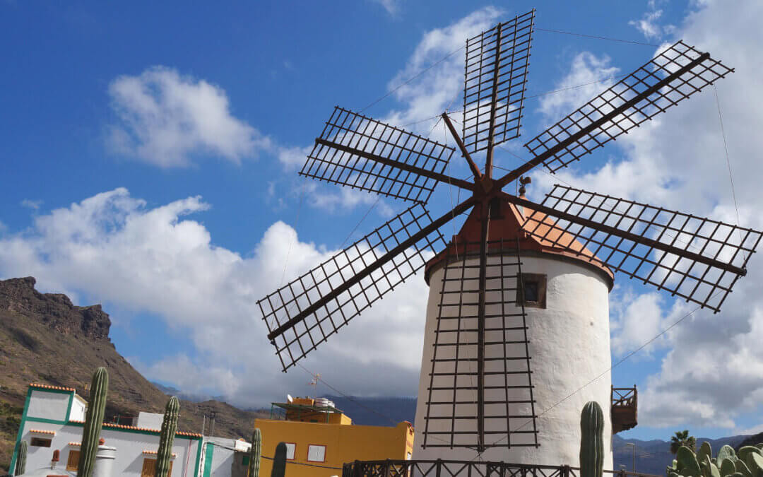 Quelle île des Canaries est la moins venteuse ?