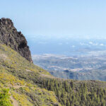 sentier au dessus de la mer sur La Palma