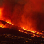 La palma éruption volcanique