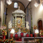 église décorée. La Orotava, Tenerife