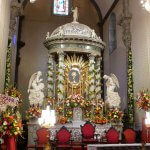 église décorée. La Orotava, Tenerife