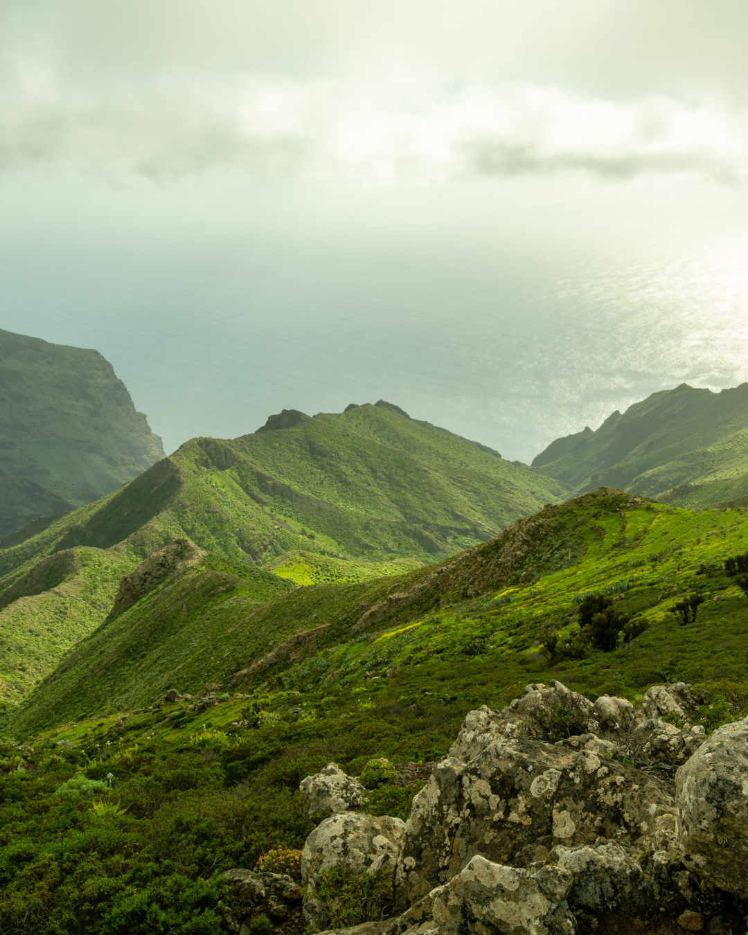 Tenerife sous les nuages