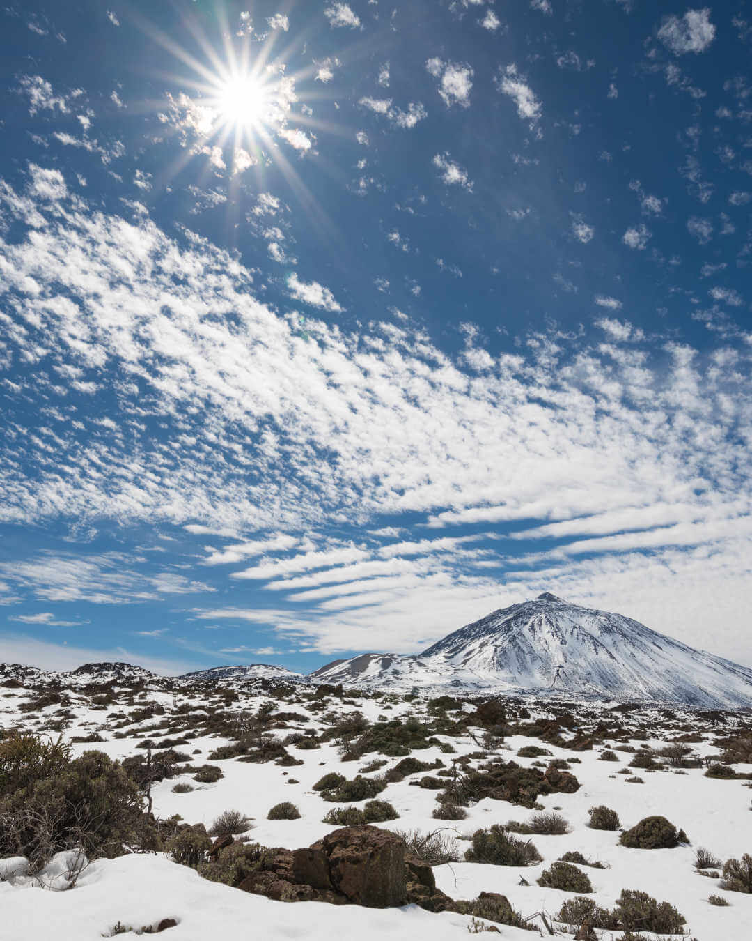 Neige aux Canaries