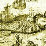 carte de l'île de la baleine de Saint Brendan
