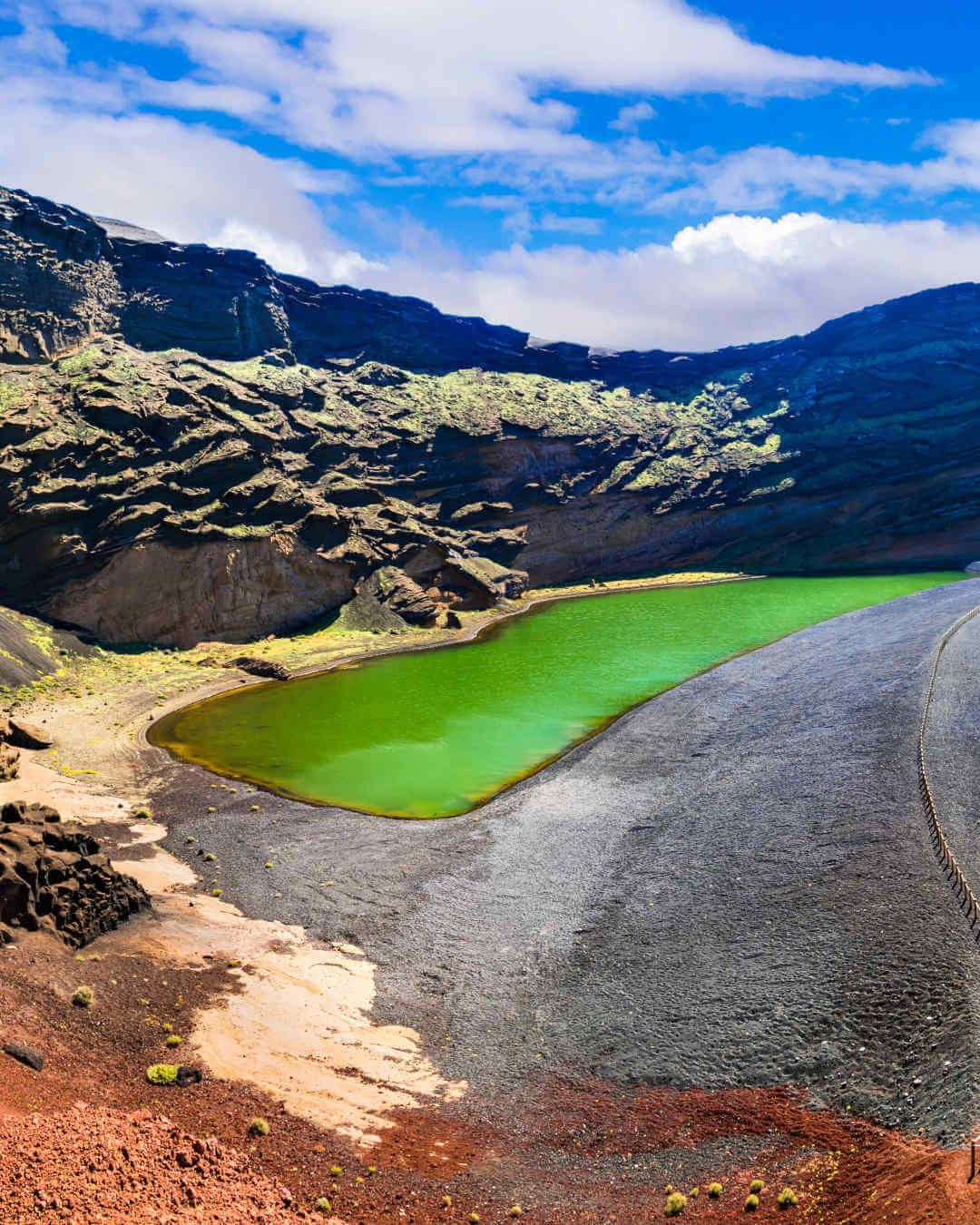 El Golfo et son lagon vert sur Lanzarote