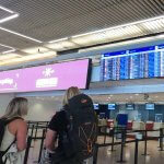 Aéroport, départ pour les vacances
